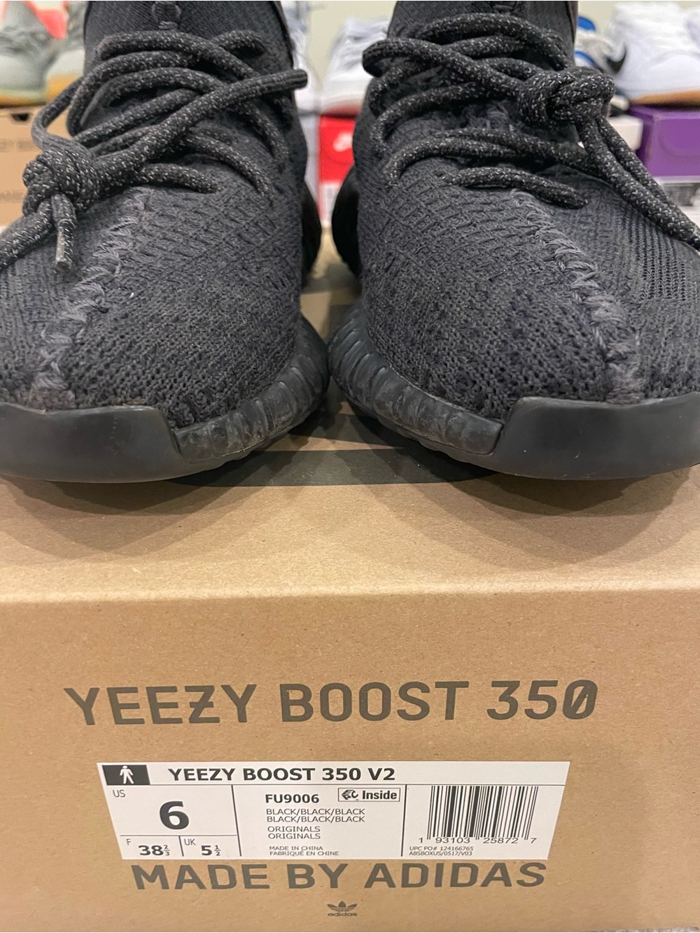 adidas Kids Yeezy Boost 350 V2 - Black